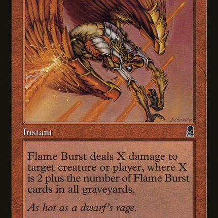 Flame Burst (ODY-194) - Odyssey Foil