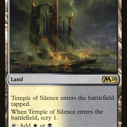 Temple of Silence (M20-256) - Core Set 2020 Foil