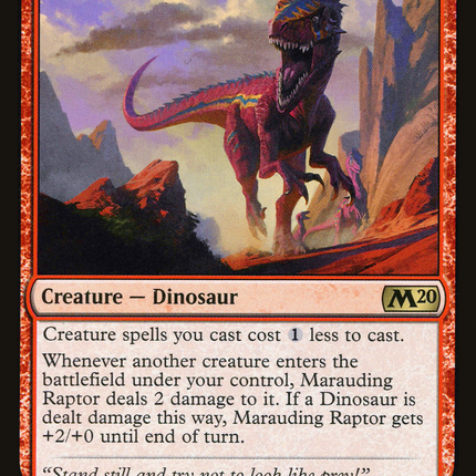 Marauding Raptor (M20-150) - Core Set 2020 Foil