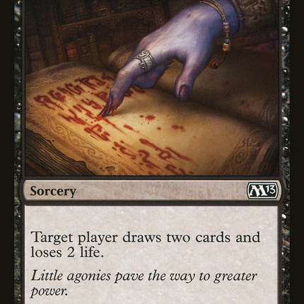 Sign in Blood (M13-110) - Magic 2013 Foil