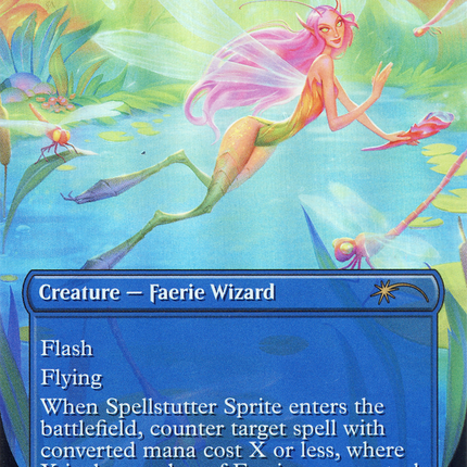 Spellstutter Sprite (SLD-117) - Secret Lair Drop (Borderless) Foil
