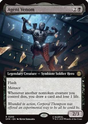 Agent Venom (Extended Art) (SPM-255) - Marvel's Spider-Man Foil