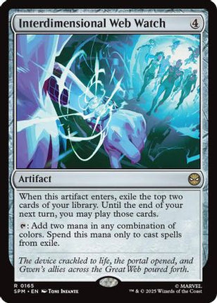 Interdimensional Web Watch (SPM-165) - Marvel's Spider-Man Foil