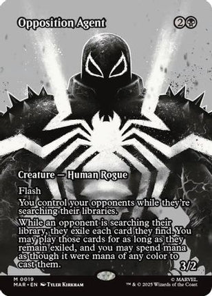 Opposition Agent (Borderless) (MAR-019) - Marvel Eternal-Legal