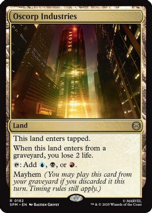 Oscorp Industries (SPM-182) - Marvel's Spider-Man Foil