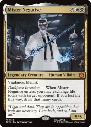Mister Negative (SPM-135) - Marvel's Spider-Man Foil
