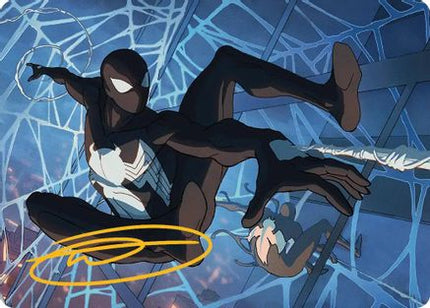 Symbiote Spider-Man Art Card (Gold-Stamped Signature) (AASPM-040) - Art Series: Marvel's Spider-Man