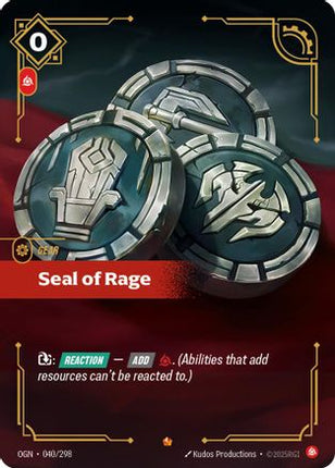 Seal of Rage (040/298) - Origins