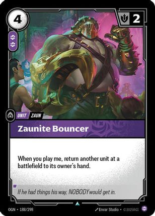 Zaunite Bouncer (188/298) - Origins Foil