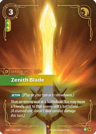 Zenith Blade (262/298) - Origins