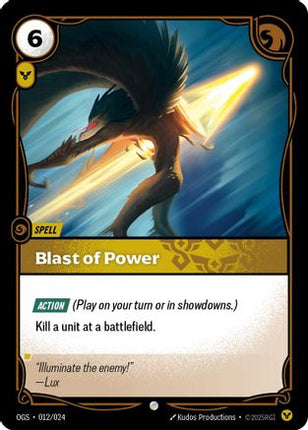 Blast of Power (012/024) - Origins Proving Grounds Foil