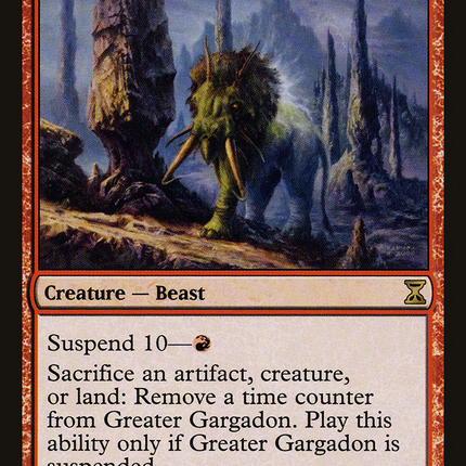 Greater Gargadon (TSP-161) - Time Spiral Foil