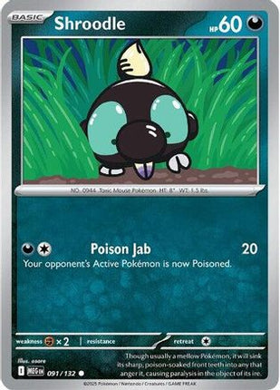 Shroodle 091/132  ME01 Mega Evolution - Common