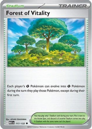 Forest of Vitality 117  - Reverse Holofoil ME01 Mega Evolution - Uncommon