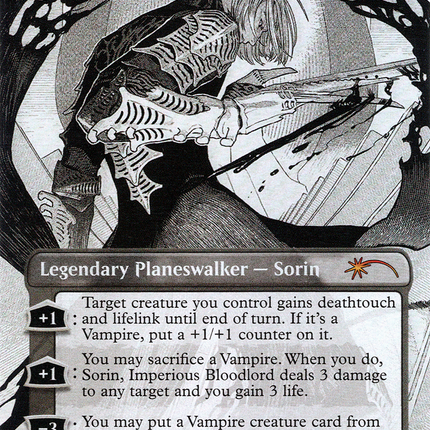 Sorin, Imperious Bloodlord (SLD-1244) - Secret Lair Drop (Borderless) Foil