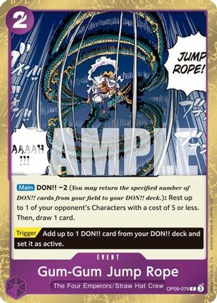 Gum-Gum Jump Rope (Pirate Foil) (OP09-079) - Premium Booster -The Best- Vol. 2 Foil