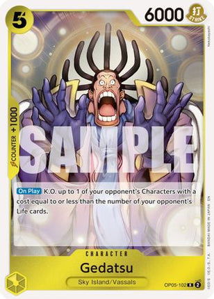 Gedatsu (Reprint) (OP05-102) - Premium Booster -The Best- Vol. 2 Foil