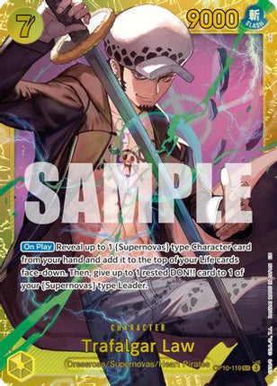 Trafalgar Law - OP10-119 (Reprint) (OP10-119) - Premium Booster -The Best- Vol. 2 Foil