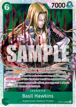 Basil Hawkins - OP07-029 (Reprint) (OP07-029) - Premium Booster -The Best- Vol. 2 Foil