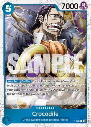 Crocodile - P-082 (Pirate Foil) (P-082) - Premium Booster -The Best- Vol. 2 Foil