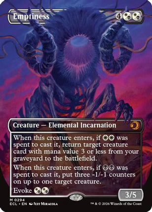 Emptiness (Borderless) (ECL-294) - Lorwyn Eclipsed Foil