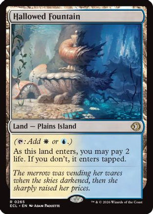 Hallowed Fountain (ECL-265) - Lorwyn Eclipsed Foil