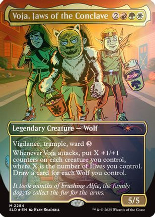 Voja, Jaws of the Conclave (Rainbow Foil) (SLD-2284) - Secret Lair Drop Series Foil