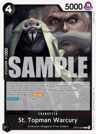 St. Topman Warcury (OP13-089) - Carrying On His Will Foil