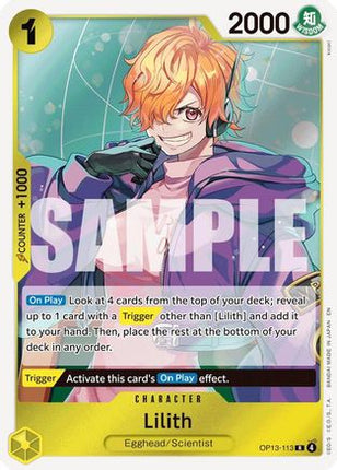 Lilith (OP13-113) - Carrying On His Will Foil