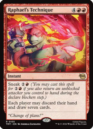 Raphael's Technique (TMT-105) - Teenage Mutant Ninja Turtles Foil