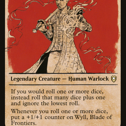 Wyll, Blade of Frontiers (CLB-405) - Commander Legends: Battle for Baldur's Gate: (Showcase) Foil