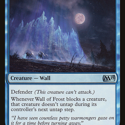 Wall of Frost (M15-083) - Magic 2015 Foil