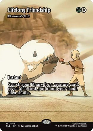 Lifelong Friendship - Eladamri's Call (Borderless) (TLE-048) - Avatar: The Last Airbender: Eternal-Legal Foil