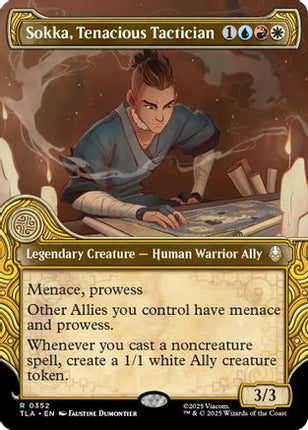 Sokka, Tenacious Tactician (Showcase) (TLA-352) - Avatar: The Last Airbender Foil