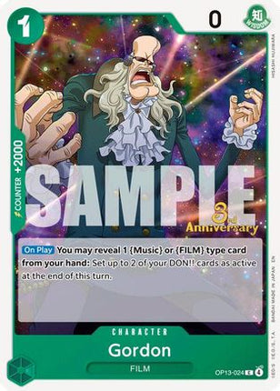 Gordon (OP13-024) - Carrying On His Will: 3rd Anniversary Tournament Cards