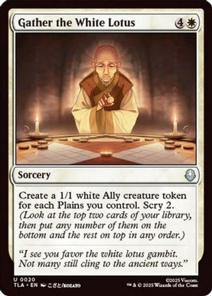 Gather the White Lotus (TLA-020) - Avatar: The Last Airbender Foil