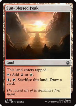 Sun-Blessed Peak (TLA-280) - Avatar: The Last Airbender Foil