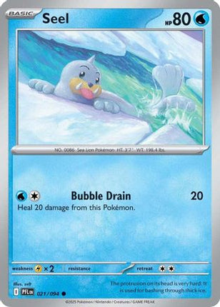 Seel 021  - Reverse Holofoil ME02 Phantasmal Flames - Common