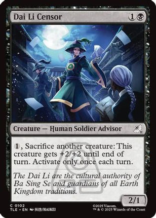 Dai Li Censor (TLE-102) - Avatar: The Last Airbender: Eternal-Legal Foil