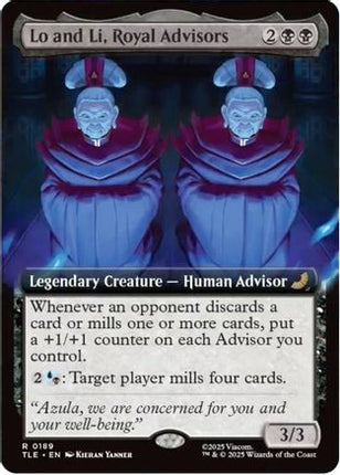 Lo and Li, Royal Advisors (Extended Art) (TLE-189) - Avatar: The Last Airbender: Eternal-Legal