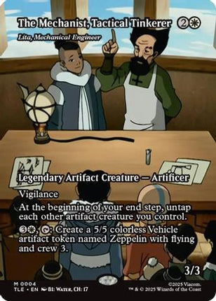 The Mechanist, Tactical Tinkerer - Lita, Mechanical Engineer (Borderless) (TLE-004) - Avatar: The Last Airbender: Eternal-Legal