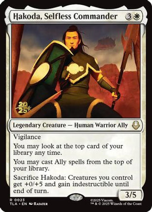 Hakoda, Selfless Commander (PRE-023) - Prerelease Cards Foil