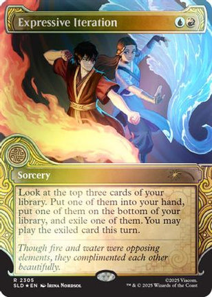 Expressive Iteration (Rainbow Foil) (SLD-2305) - Secret Lair Drop Series Foil