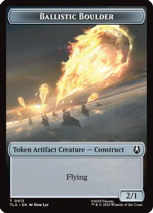 Ballistic Boulder // Food (0019) Double-Sided Token (TLA-13 // 19) - Avatar: The Last Airbender Foil