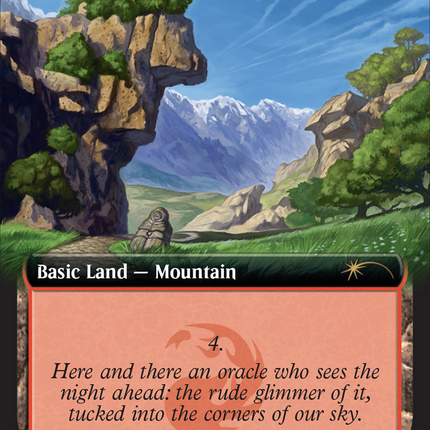 Mountain (SLD-1361) - Secret Lair Drop: (Extended Art) Foil