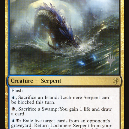 Lochmere Serpent (PPELD-195) - Throne of Eldraine Promos Foil