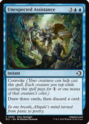 Unexpected Assistance (ECL-080) - Lorwyn Eclipsed Foil
