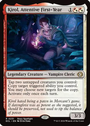 Kirol, Attentive First-Year (ECL-231) - Lorwyn Eclipsed