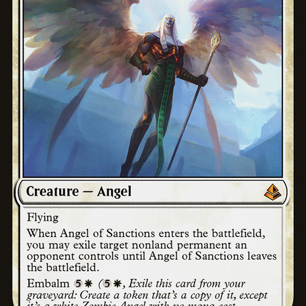 Angel of Sanctions (AKH-001) - Amonkhet Foil