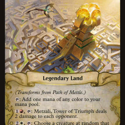 Path of Mettle // Metzali, Tower of Triumph (RIX-165) - Rivals of Ixalan: (compasslanddfc)